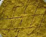 A picture of step 9 of Urad dal Barfi.