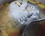 Hình bước làm 3 của món Canh cá bánh lái nấu thơm cà