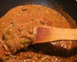 A picture of step 9 of Mushroom Matar Masala.