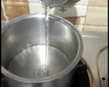 A picture of step 1 of Masala Tea.