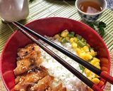 Foto langkah ke 7 dari resep Simple n healthy chicken teriyaki- rice bowl, dg saos teriyaki homemade.
