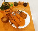A picture of step 7 of Pakoda Platter.