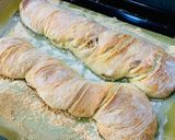 Paradicsomos-bazsalikomos ciabatta recept fázis 5 fotója