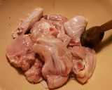 Foto del paso 1 de la receta Wok de arroz cremoso con pollo,en salsa de pate y pimientos