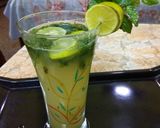 A picture of step 4 of Lemon Mint Ginger Cooler.