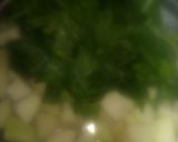 A picture of step 2 of Kashmiri Kadam Saag.