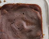 A picture of step 5 of Parle-G Biscuits Brownie with Mirror Glaze Effect.