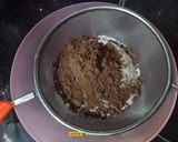 A picture of step 2 of Double Chocolate Muffins.