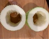 A picture of step 1 of Stuffed Marrow With Salted Japanese Plum (umeboshi) in Asian Broth 🌿.