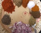 A picture of step 1 of Brain masala.