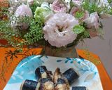 Hình bước làm 3 của món Sushi lươn chiên giòn