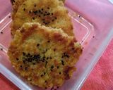 Hình bước làm 2 của món Bánh khoai lang yến mạch áp chảo