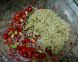 Foto del paso 7 de la receta: Ensalada de quinoa y vegetales crudos