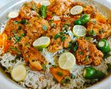 A picture of step 6 of Red Chilli Chicken Biryani 😋😋.