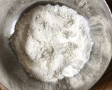 A picture of step 1 of Paal Kozhukattai.