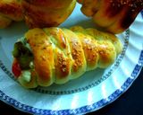 عکس مرحله 5 از دستور نان قیفی خوشمزه با سالاد الویه😋😋