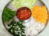 સેઝવાન ફ્રાઇડ રાઈસ (Schezwan Fried rice recipe in Gujarati)