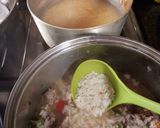 Foto del paso 7 de la receta: Rojo rojo: Pimientos en salsa, relleno (pescado) juruel y arroz