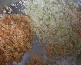 A picture of step 1 of Veg Manchurian.