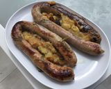 Une image de l'étape 10 de Saucisses au couteau aux pommes et romarin.