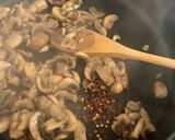 A picture of step 1 of Quinoa “Risotto” Mushrooms and Prawn.