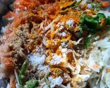 A picture of step 1 of Vegetables Pokode.