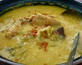 Foto langkah ke 7 dari resep Opor Ayam Kuning gurih kental.