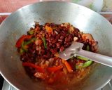 A picture of step 3 of Mexican Rice N Beans.