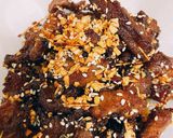 Hình bước làm 5 của món BÒ XIÊN CHIÊN VỪNG TỎI 🍢🍴
