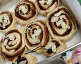 Foto langkah ke 6 dari resep Cinnamon Roll Ala MamsKin (Tanpa Mixer).
