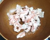 รูปขั้นตอนการทำที่ 2 ของ ข้าวหน้าหมูกิมจิไข่ออนเซ็น (Buta Kimchi Don)