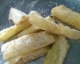 A picture of step 3 of Apple French Fries.