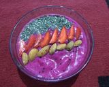 Foto langkah ke 3 dari resep Smoothie buah naga dan pisang.