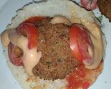 A picture of step 2 of Tea time burger.