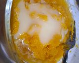 Foto langkah ke 1 dari resep Bolu Marmer Waluh Kuning dengan Susu.