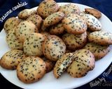 Hình bước làm 7 của món Bánh Vừng Đen (Mè Đen)