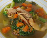 Foto del paso 4 de la receta: Lentejas verduras y pollo