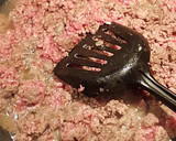 A picture of step 1 of Hamburger Cabbage Soup.