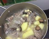 Hình bước làm 4 của món Đu đủ hầm xương