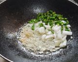 A picture of step 2 of Fresh Green Methi leaves bhaji.