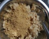 A picture of step 4 of Jaggery stuff pan cake.