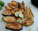Foto del paso 5 de la receta: Calabacín y berenjena con rebozado exprés