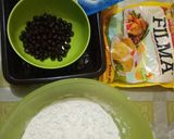 Foto langkah ke 1 dari resep Caterpillar cookies no oven no mixer.