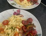 Foto del paso 5 de la receta: Fetuccinis con salteado de chorizos