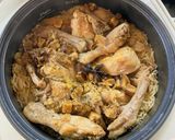 Foto langkah ke 6 dari resep Nasi Ayam Jamur RICE COOKER.