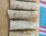A picture of step 1 of Veg spring roll.