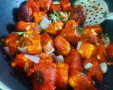 A picture of step 3 of Paneer 65.