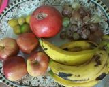 A picture of step 1 of Fresh fruits and dry fruits chat.