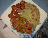 A picture of step 12 of Chicken vegetable couscous.