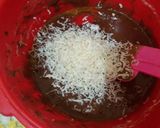 Foto langkah ke 3 dari resep Brownies Kukus Coklat Keju untuk Pemula.